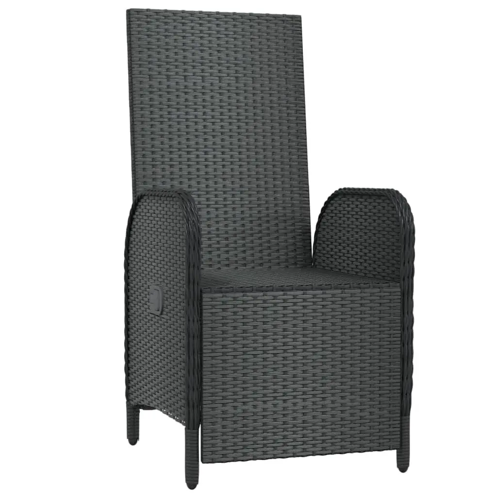 Outdoor Reclining Chairs 2-Pack with Cushions