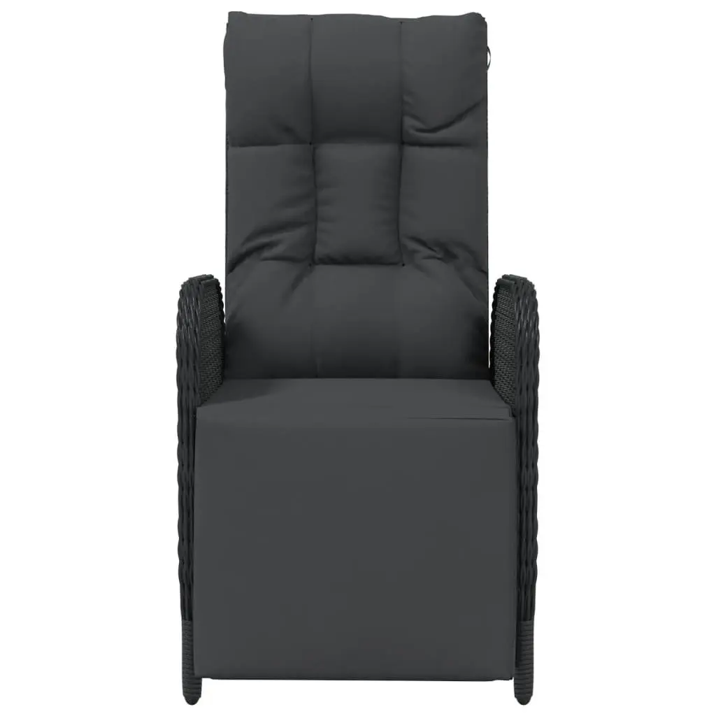 Outdoor Reclining Chairs 2-Pack with Cushions