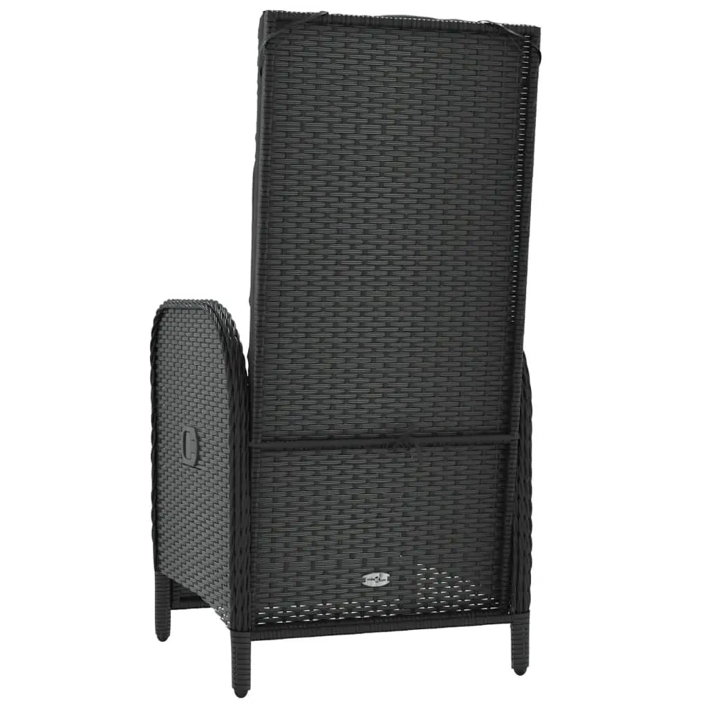 Outdoor Reclining Chairs 2-Pack with Cushions