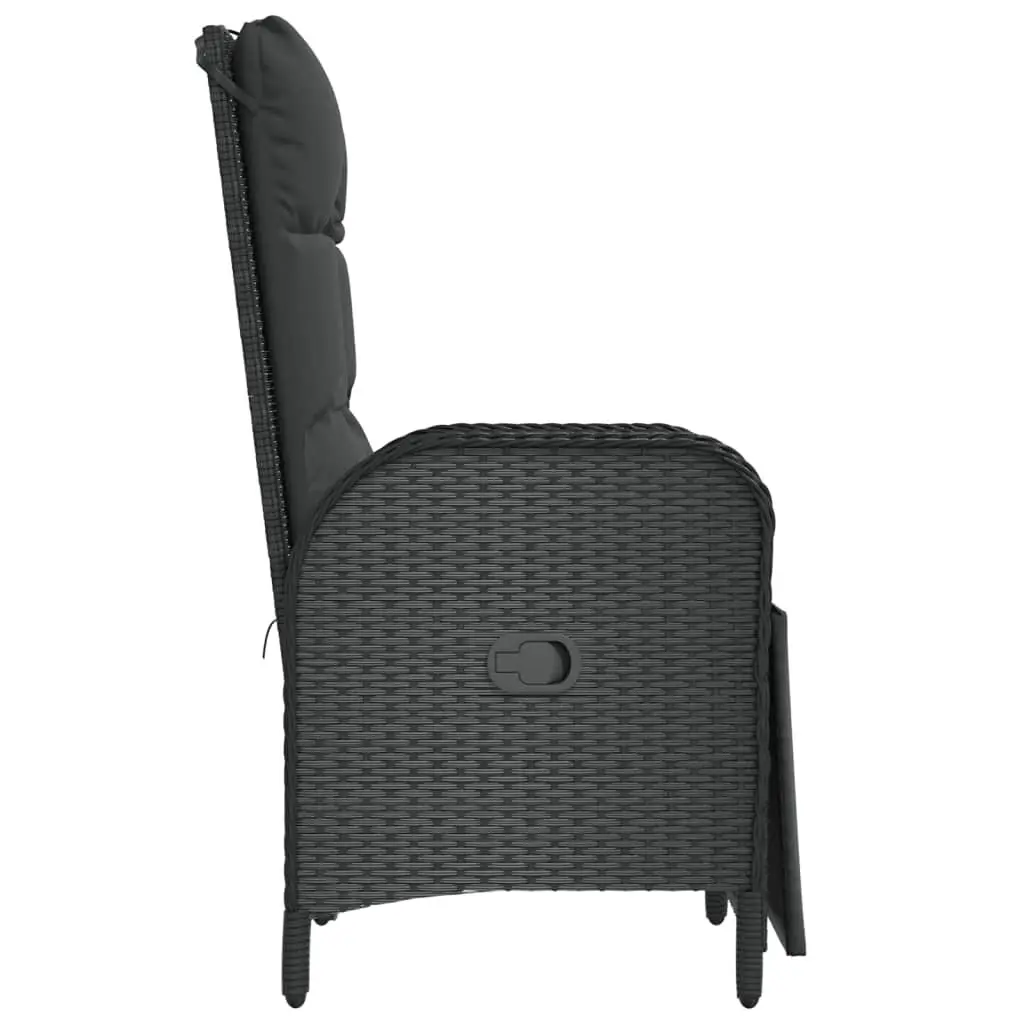 Outdoor Reclining Chairs 2-Pack with Cushions