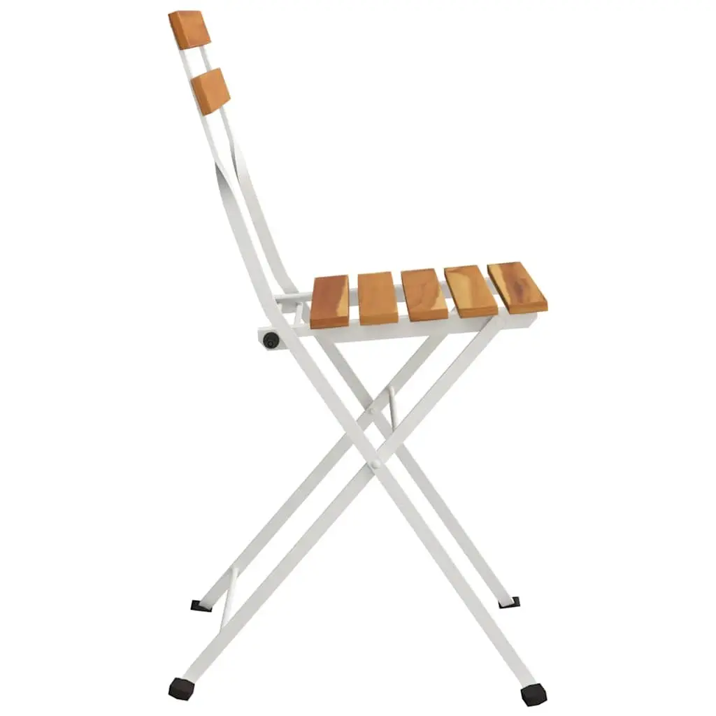 4-Piece Folding Bistro Chairs for Outdoor Spaces
