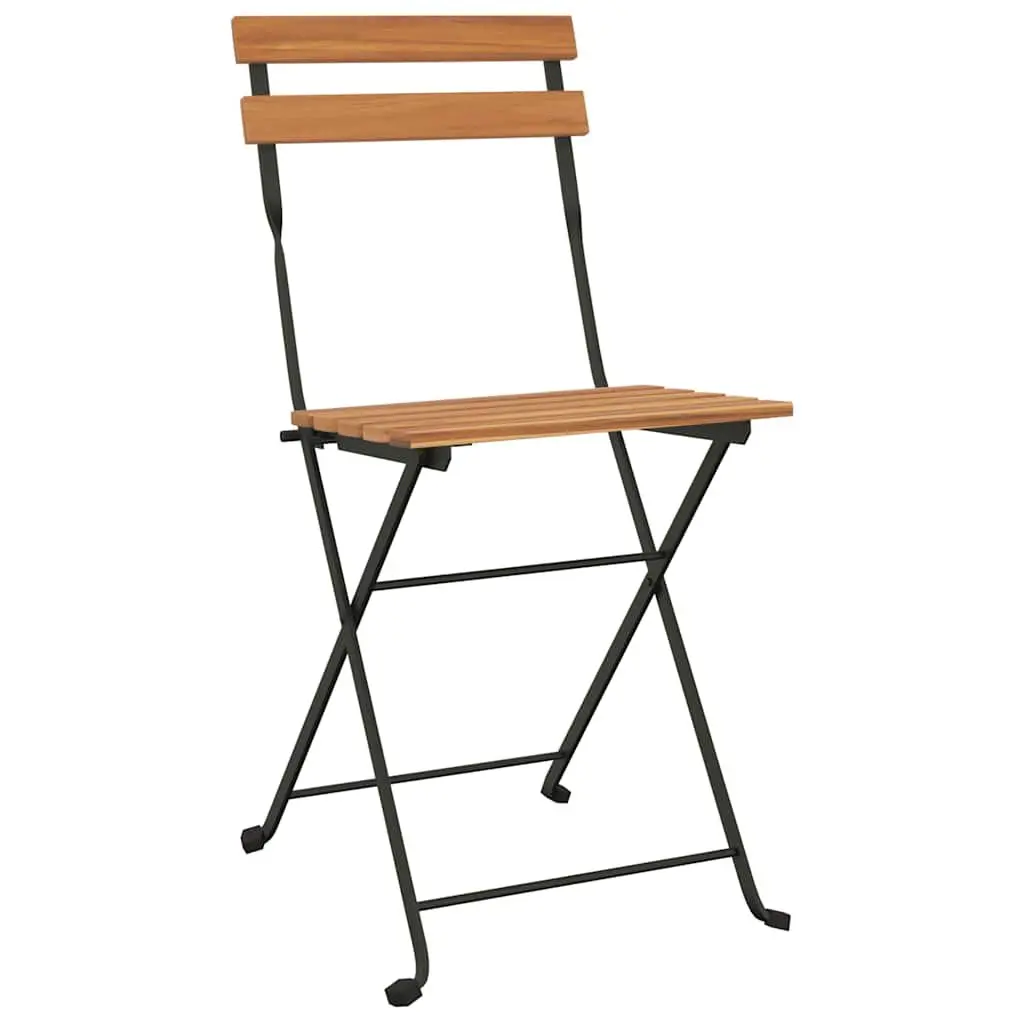 Folding Bistro Chairs Set of 2 for Outdoors