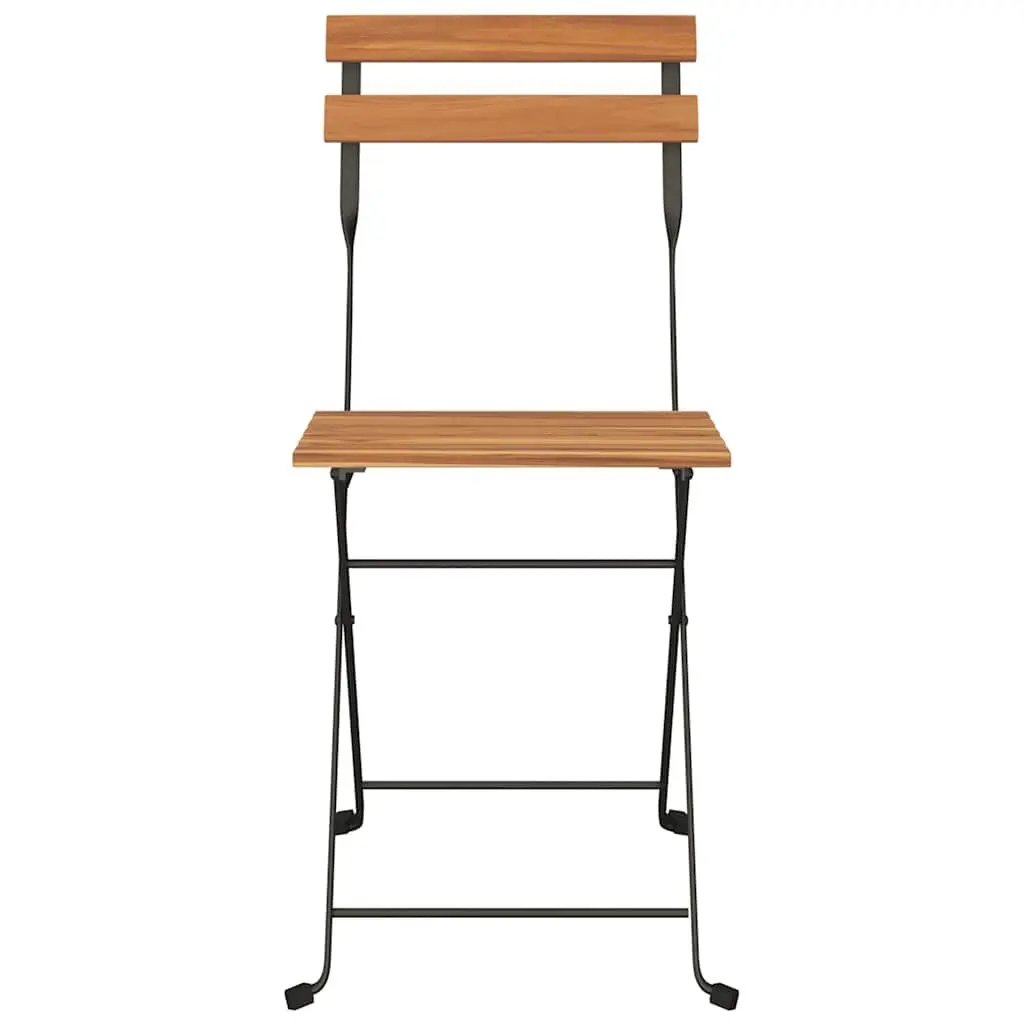 Folding Bistro Chairs Set of 2 for Outdoors