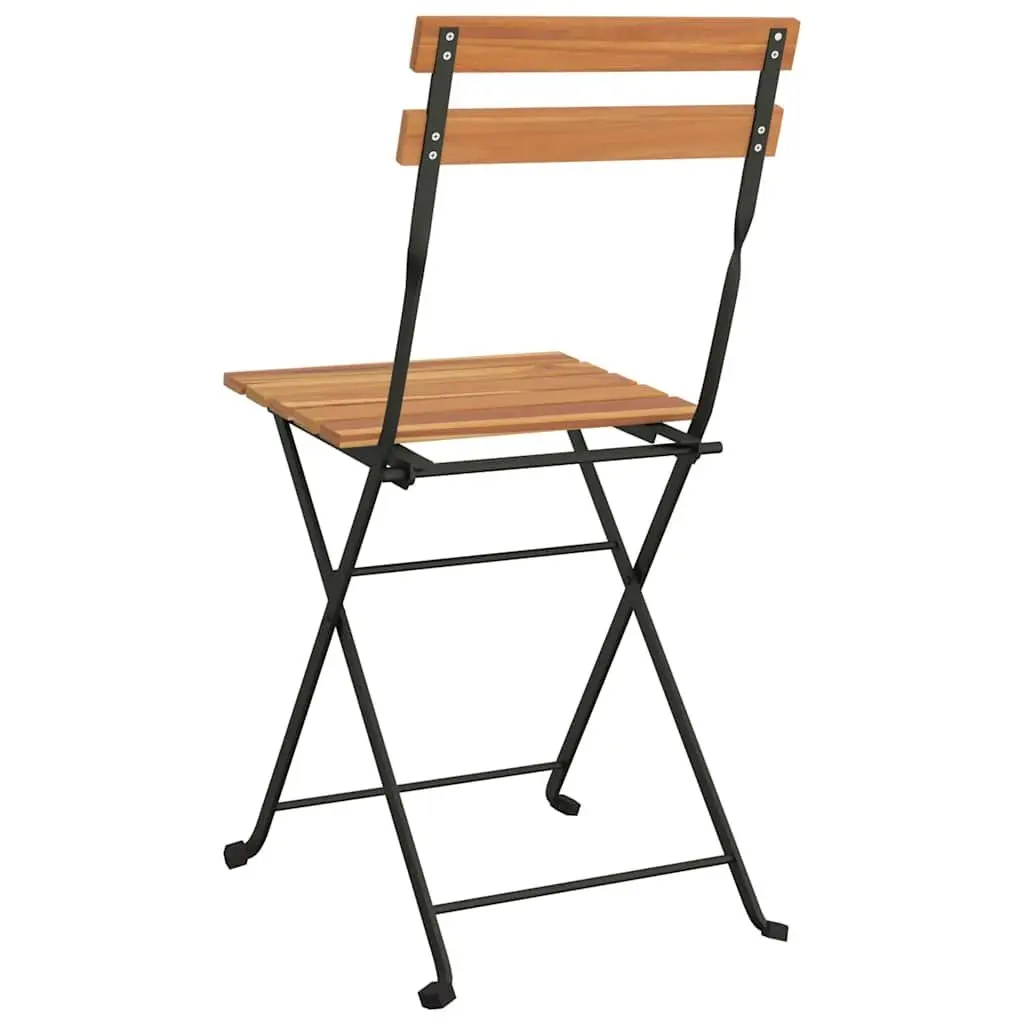 Folding Bistro Chairs Set of 2 for Outdoors
