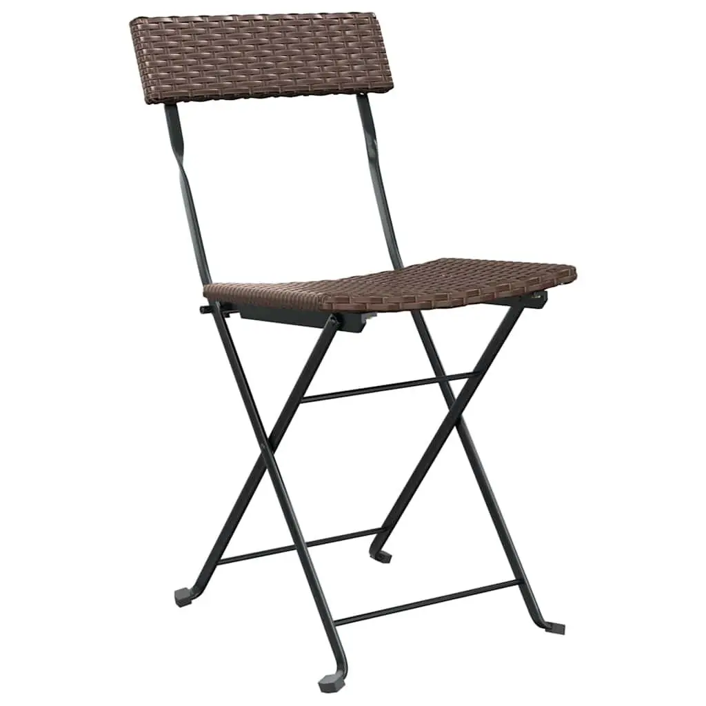 Folding Bistro Chairs for Outdoor Spaces 2pcs