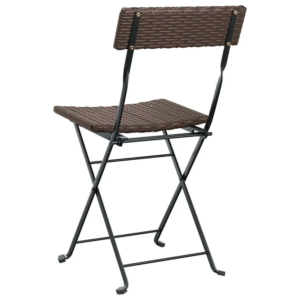 Folding Bistro Chairs for Outdoor Spaces 2pcs