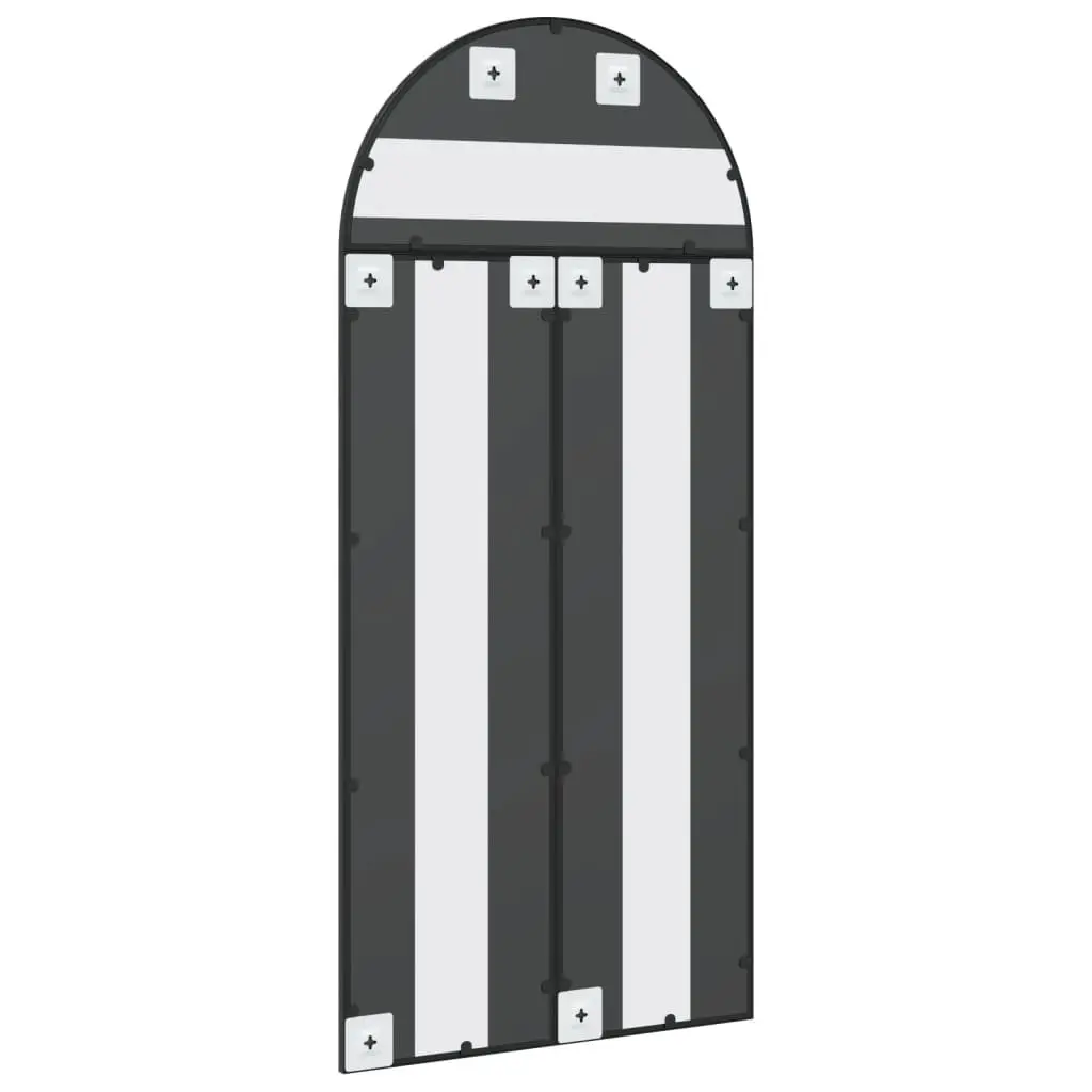 Wall Mirror Iron Frame 60x130 cm Black Minimalist Home Decor