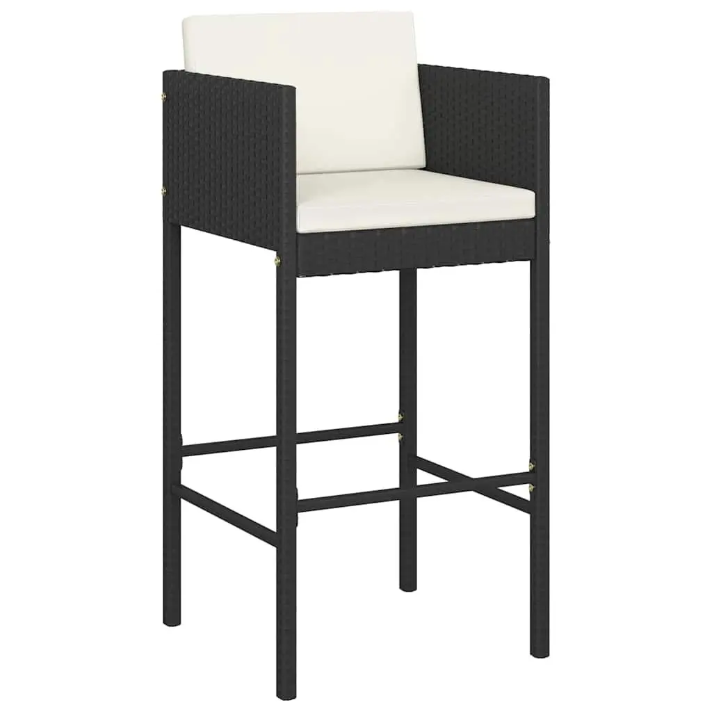 7-Piece Garden Bar Set with Cushions