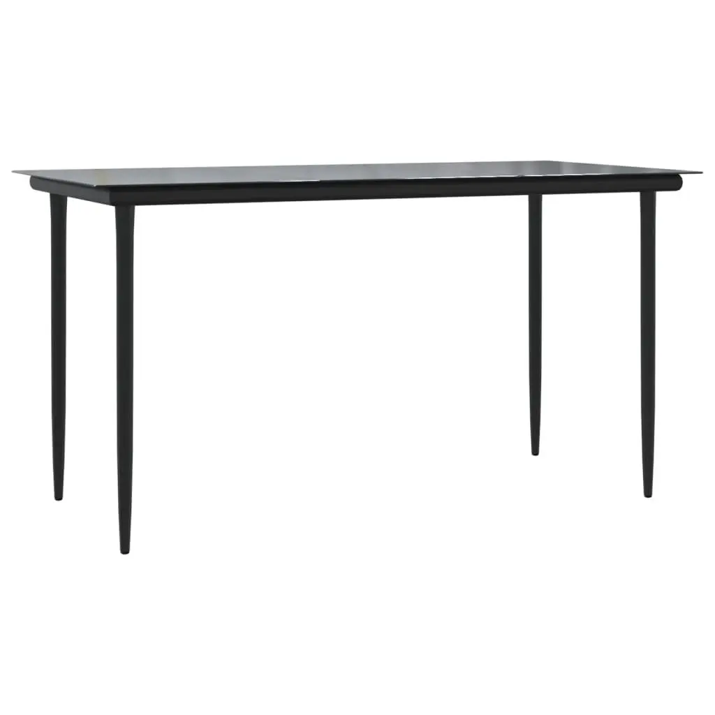 5-Piece Garden Dining Set with Durable Steel Frame