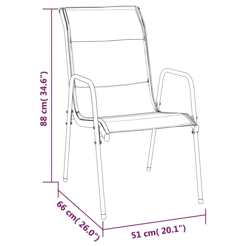 5-Piece Garden Dining Set with Durable Steel Frame