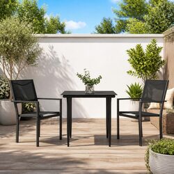 Elegant 3 Piece Garden Dining Set for Outdoor Spaces