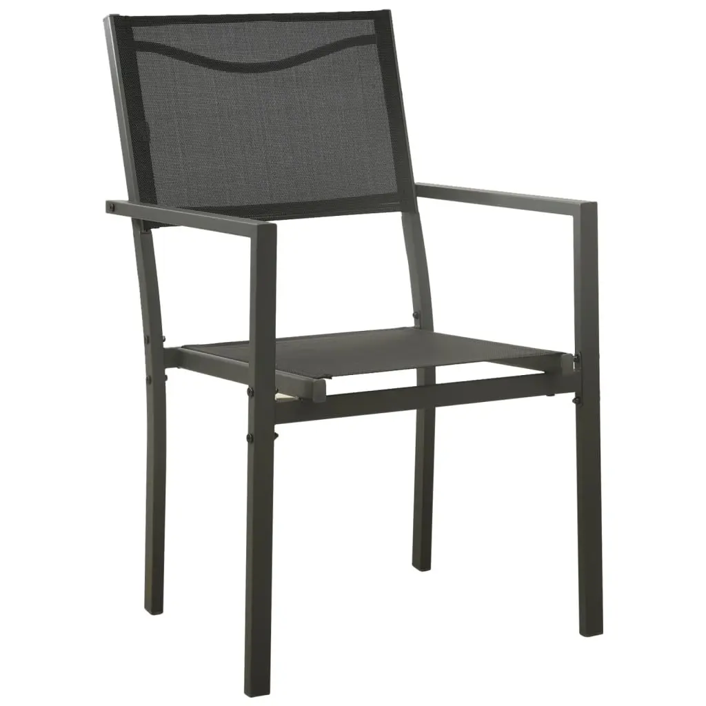 7 Piece Garden Dining Set with Steel Frame
