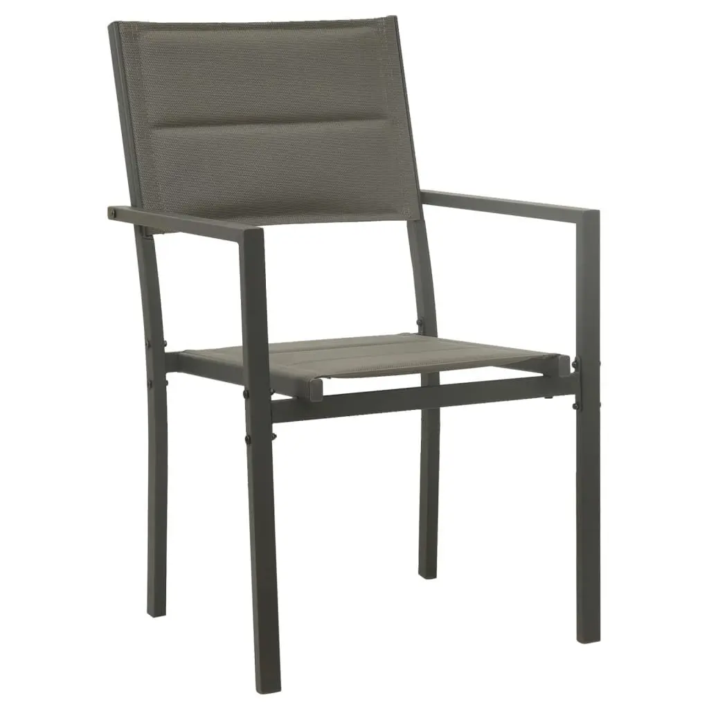 7 Piece Garden Dining Set with Durable Steel Frame