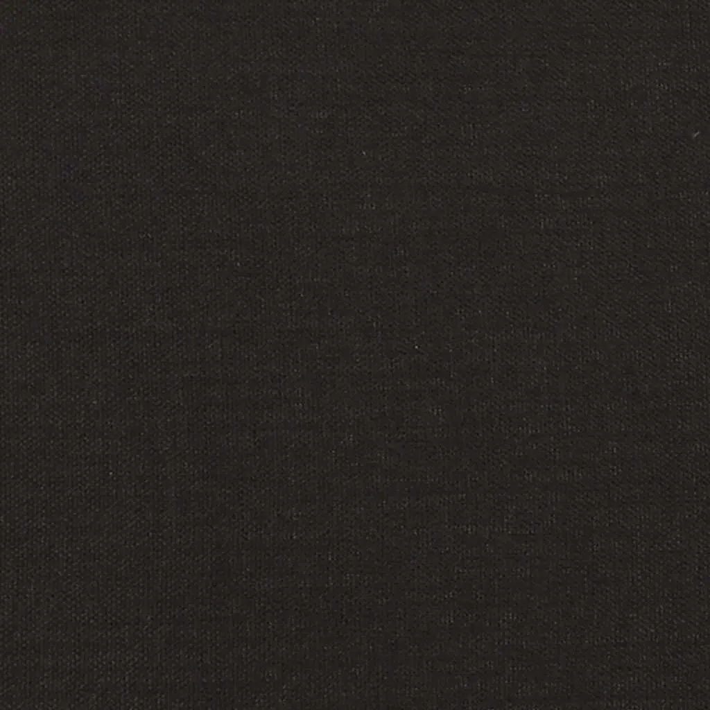 2-Seater Sofa Fabric 120cm Black