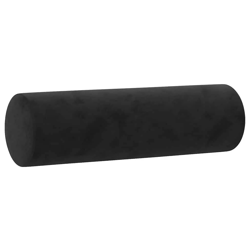 2-Seater Sofa Velvet Black 120cm Modern Couch