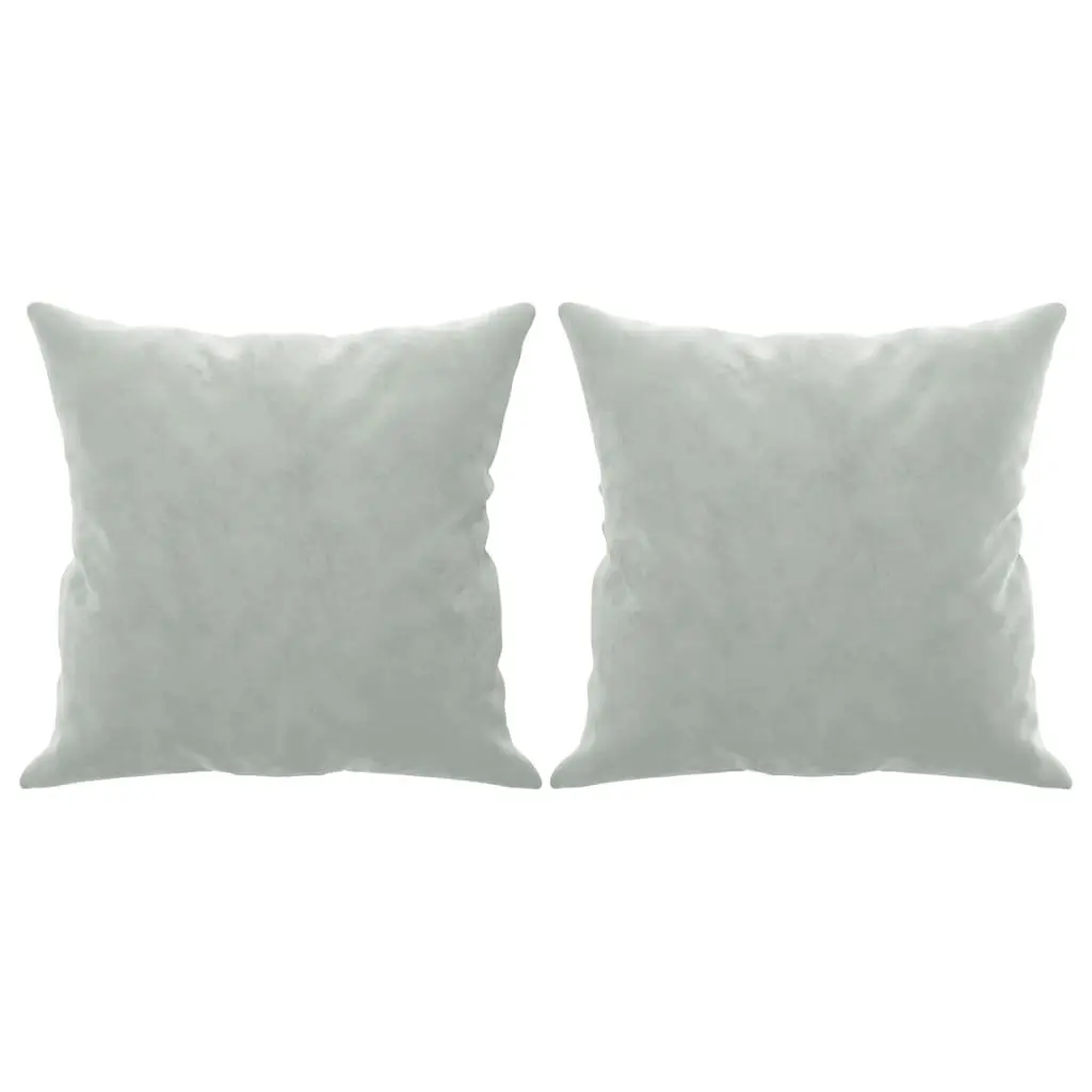 2-Seater Sofa Velvet 140cm Grey