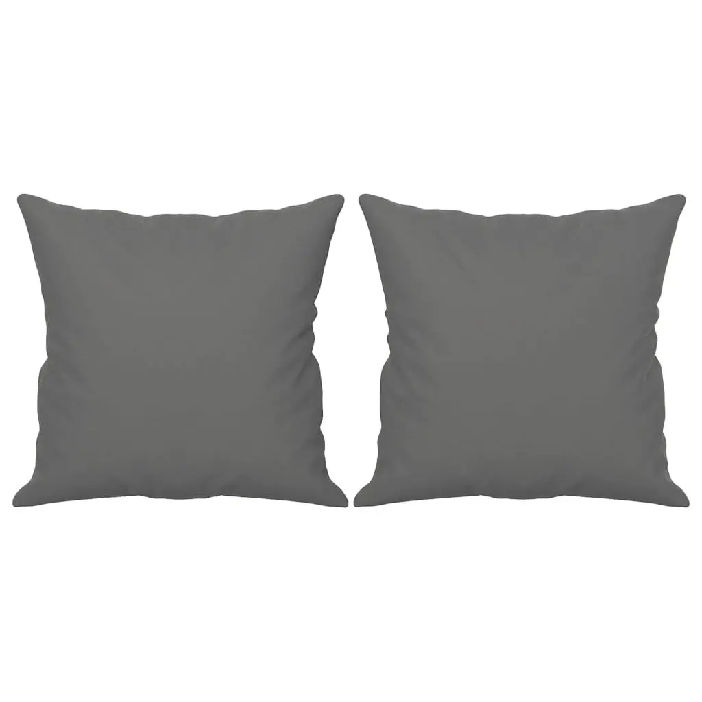 3-Seater Sofa in Grey with Coordinating Pillows