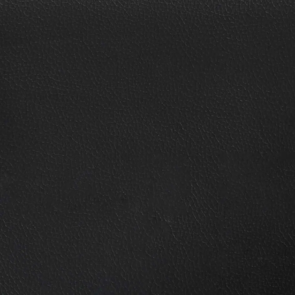 2-Seater Sofa Faux Leather 140cm Black
