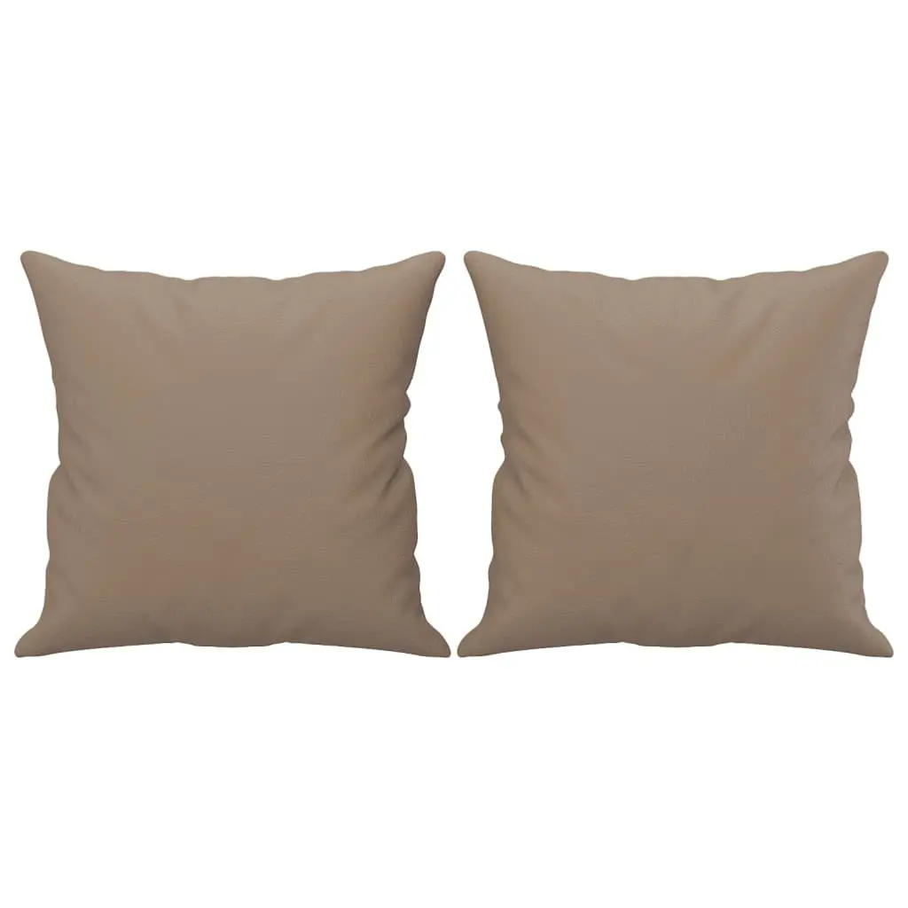 3 Piece Sofa Set in Brown Faux Leather