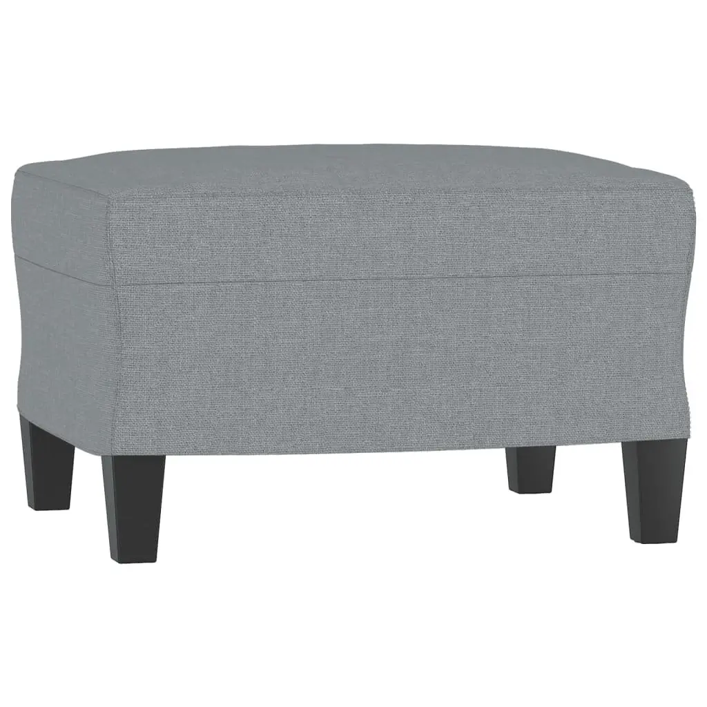 3 Piece Sofa Set Fabric Grey Lounge