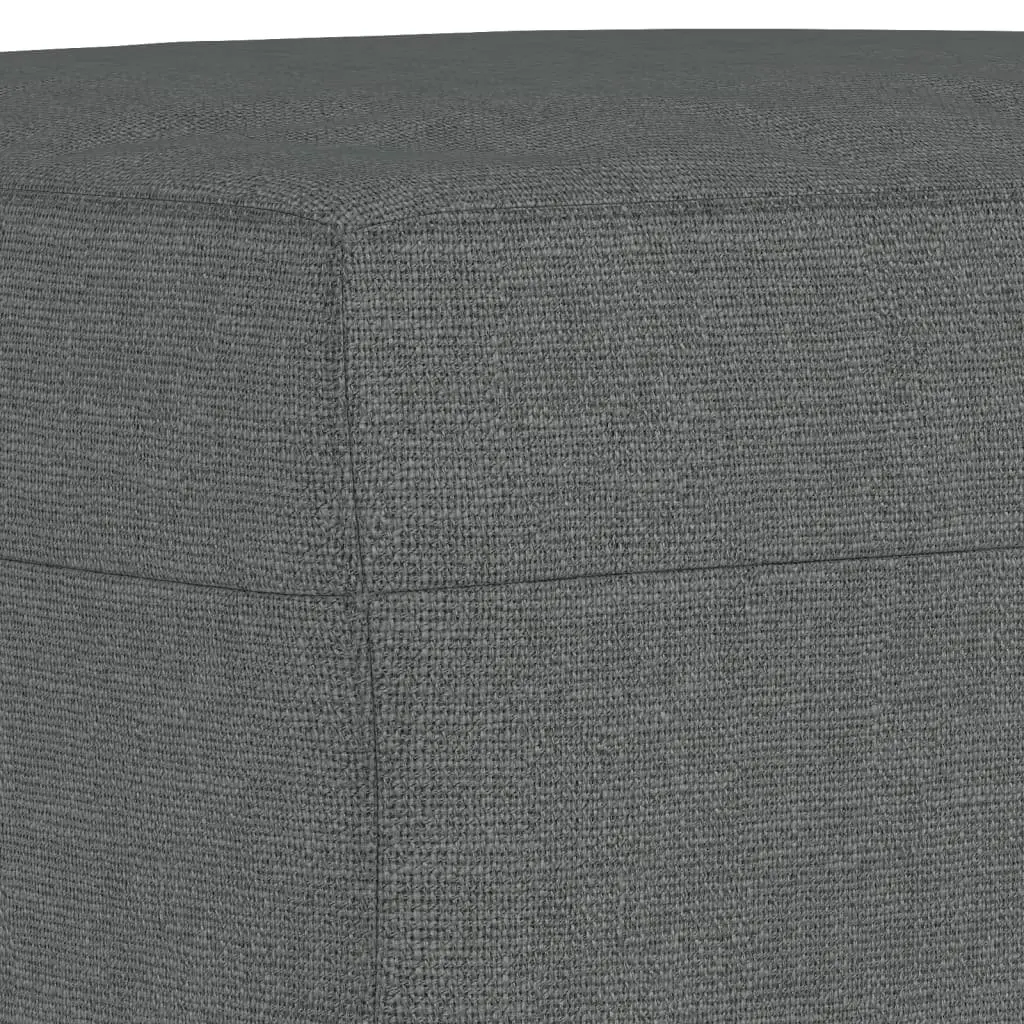 4 Piece Grey Fabric Sofa Set with Pillows
