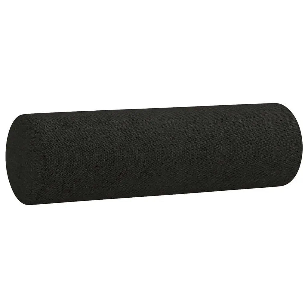 Sofa Set Fabric Black 2 Piece