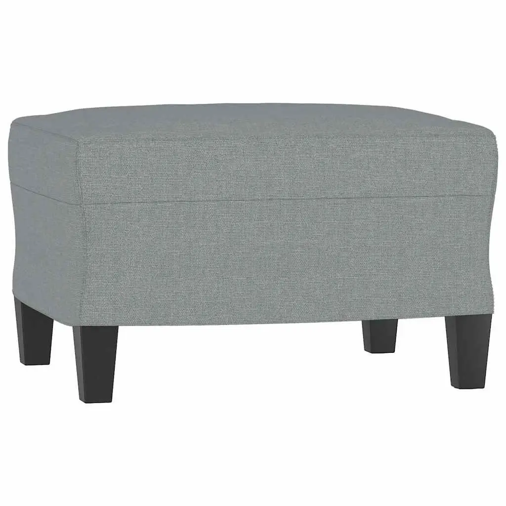 3 Piece Sofa Set with Pillows and Footstool