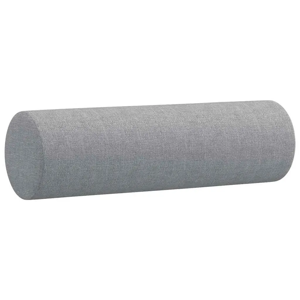 Sofa Set Fabric 2 Piece Light Grey
