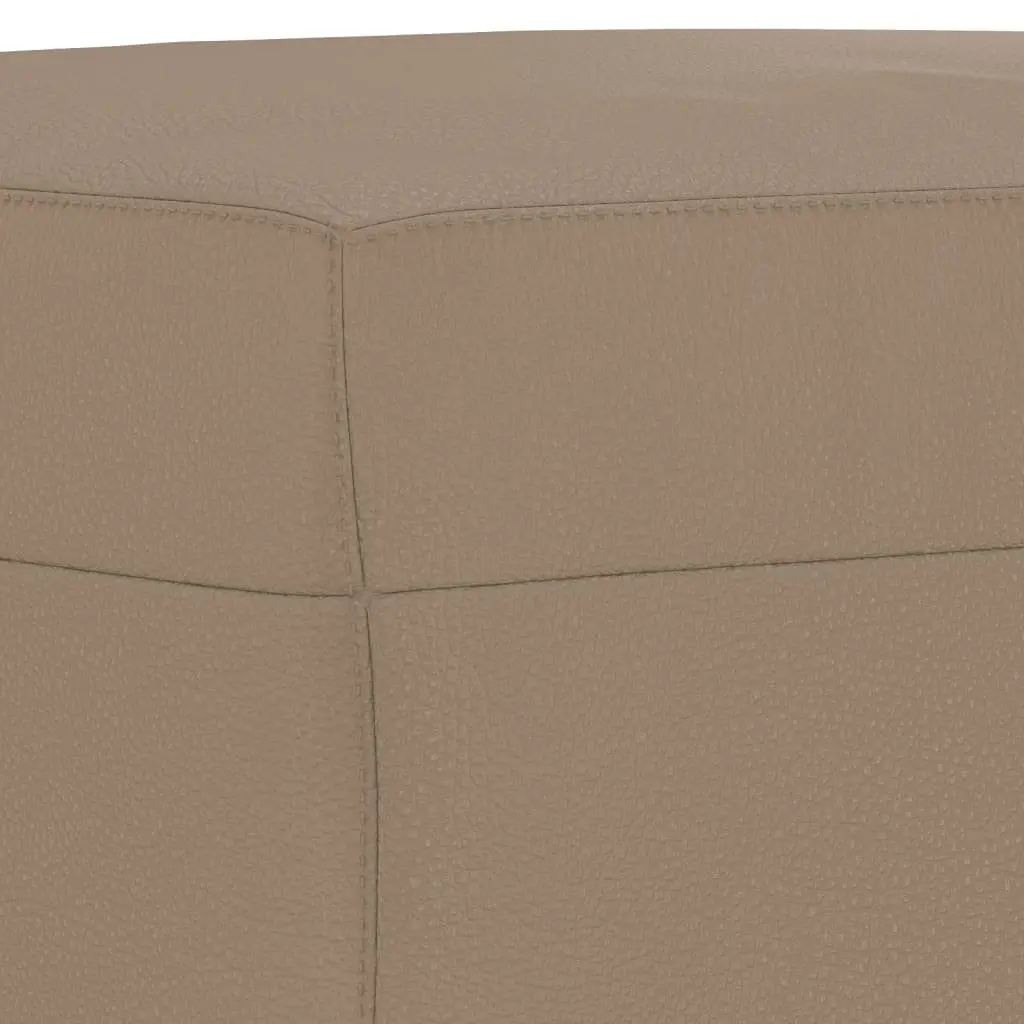 3 Piece Sofa Set Faux Leather Brown