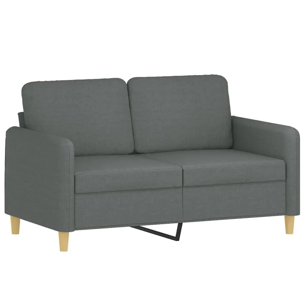 Grey Fabric 4 Piece Lounge Suite with Cushions