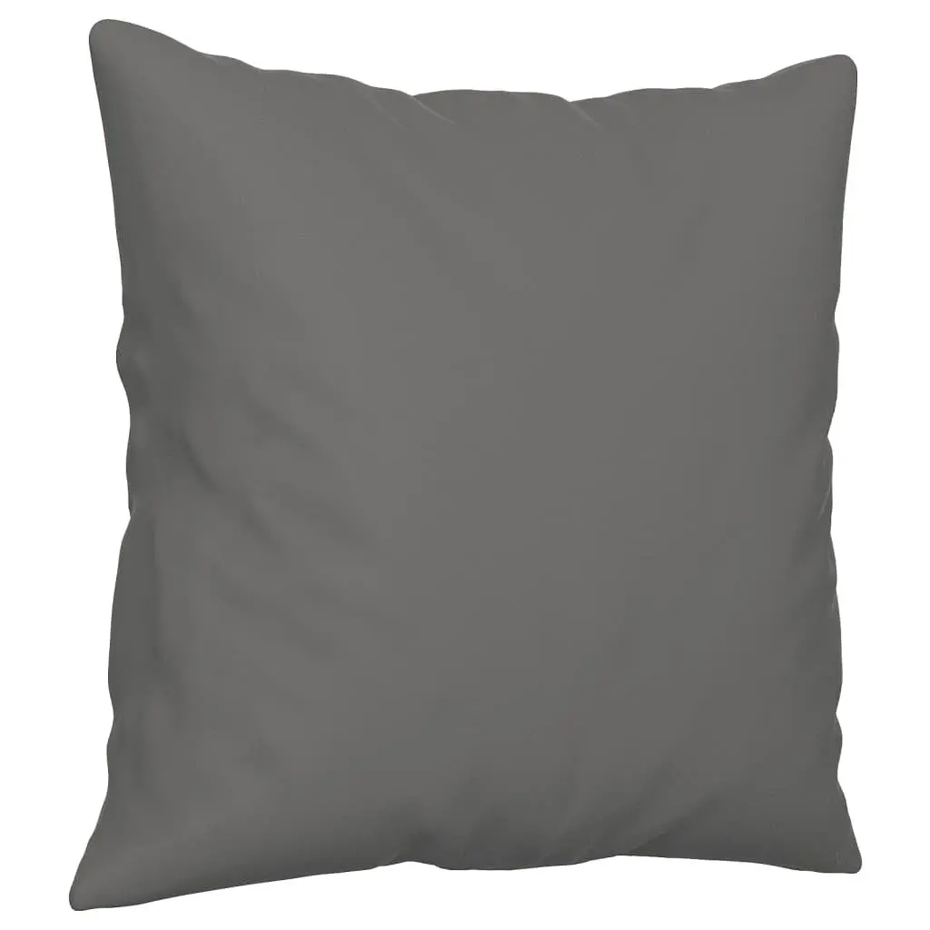 2-Piece Grey Microfibre Sofa Set with Cushions
