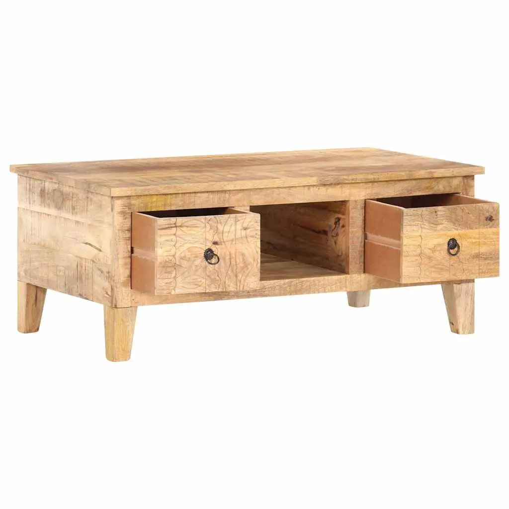 Coffee Table 100x55x40 cm with Storage Drawers