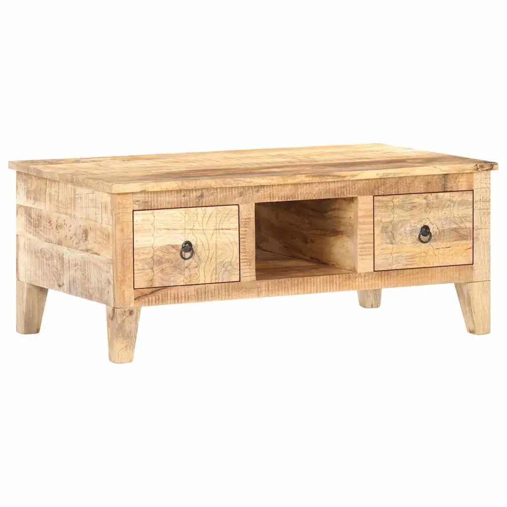 Coffee Table 100x55x40 cm with Storage Drawers