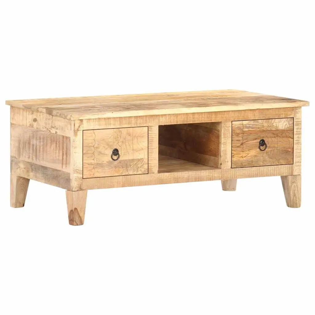 Coffee Table 100x55x40 cm with Storage Drawers