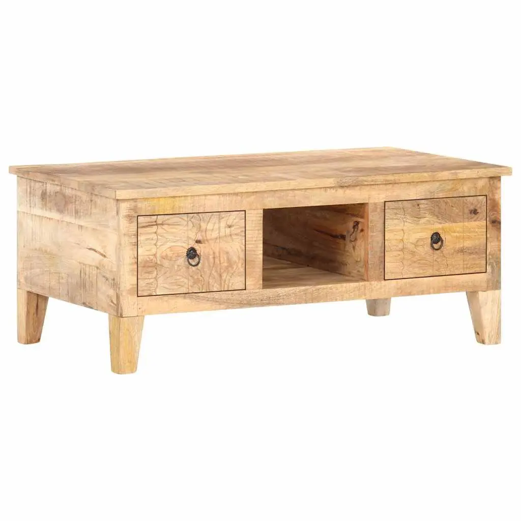Coffee Table 100x55x40 cm with Storage Drawers