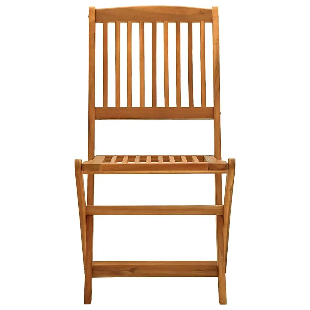 Folding Table 5 Piece Garden Dining Set in Solid Acacia