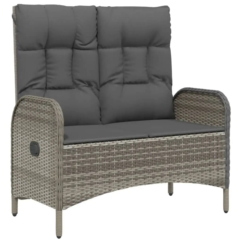 Grey Poly Rattan 4 Piece Garden Dining Set