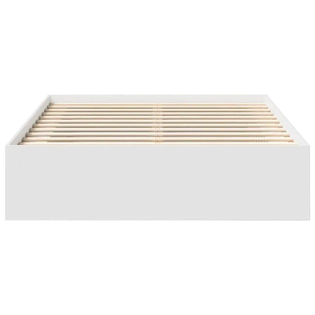 White Bed Frame with Storage 150x200 cm