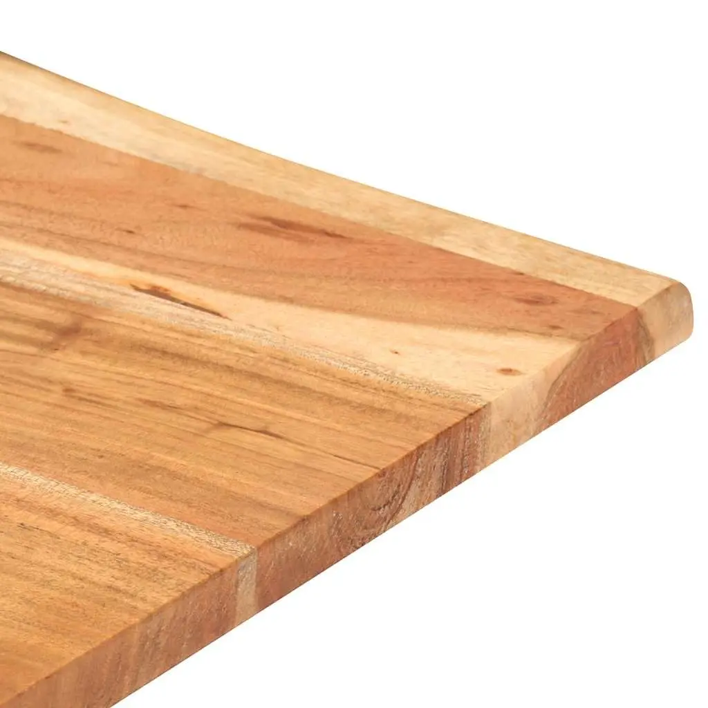 Solid Acacia Wood Bar Table with Live Edges 60x60x110cm