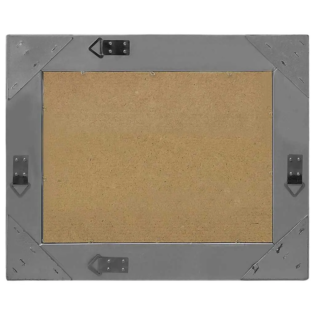 Baroque Style Wall Mirror 60x40 cm Black Frame