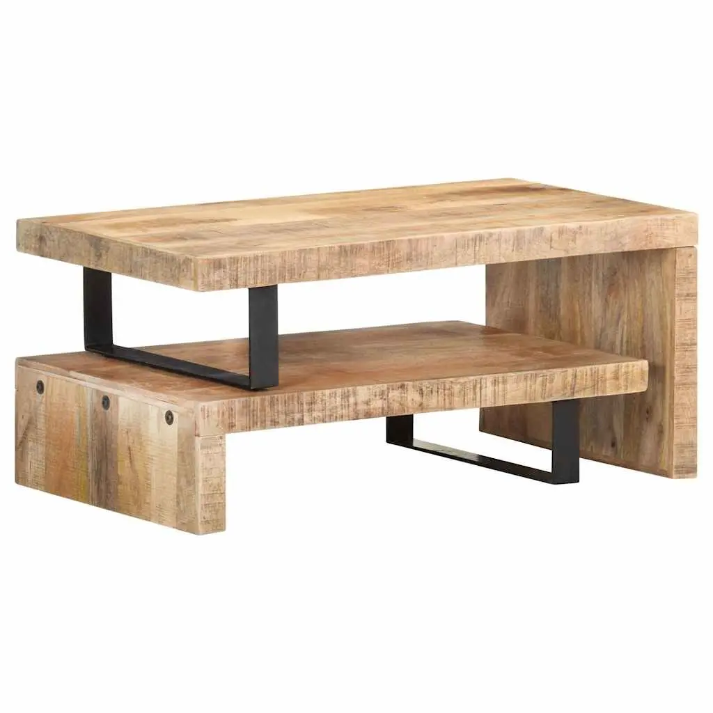 Solid Mango Wood Coffee Table Set for Classic Living Rooms