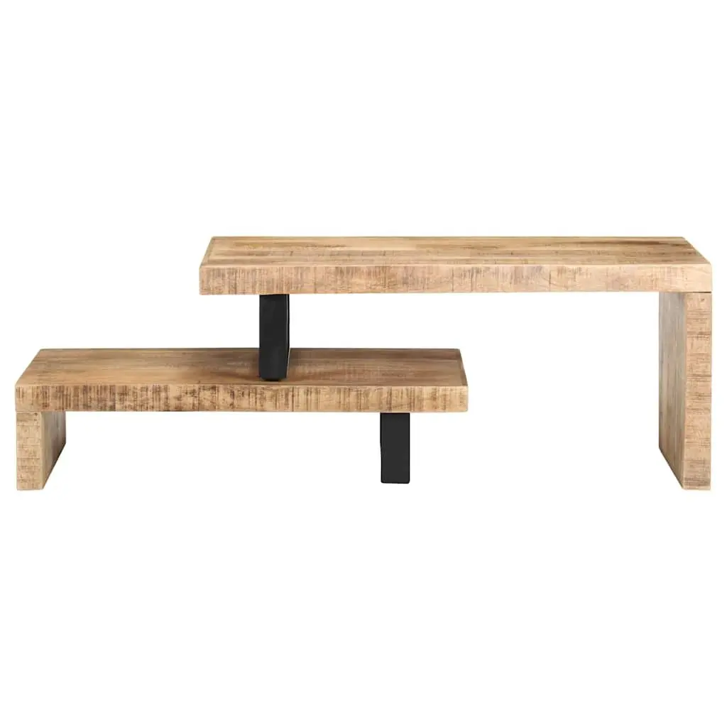 Solid Mango Wood Coffee Table Set for Classic Living Rooms