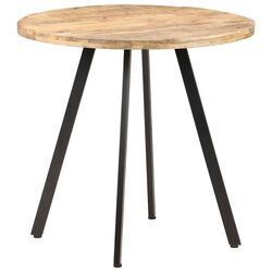 Handmade 80 cm Brown Mango Wood Dining Table