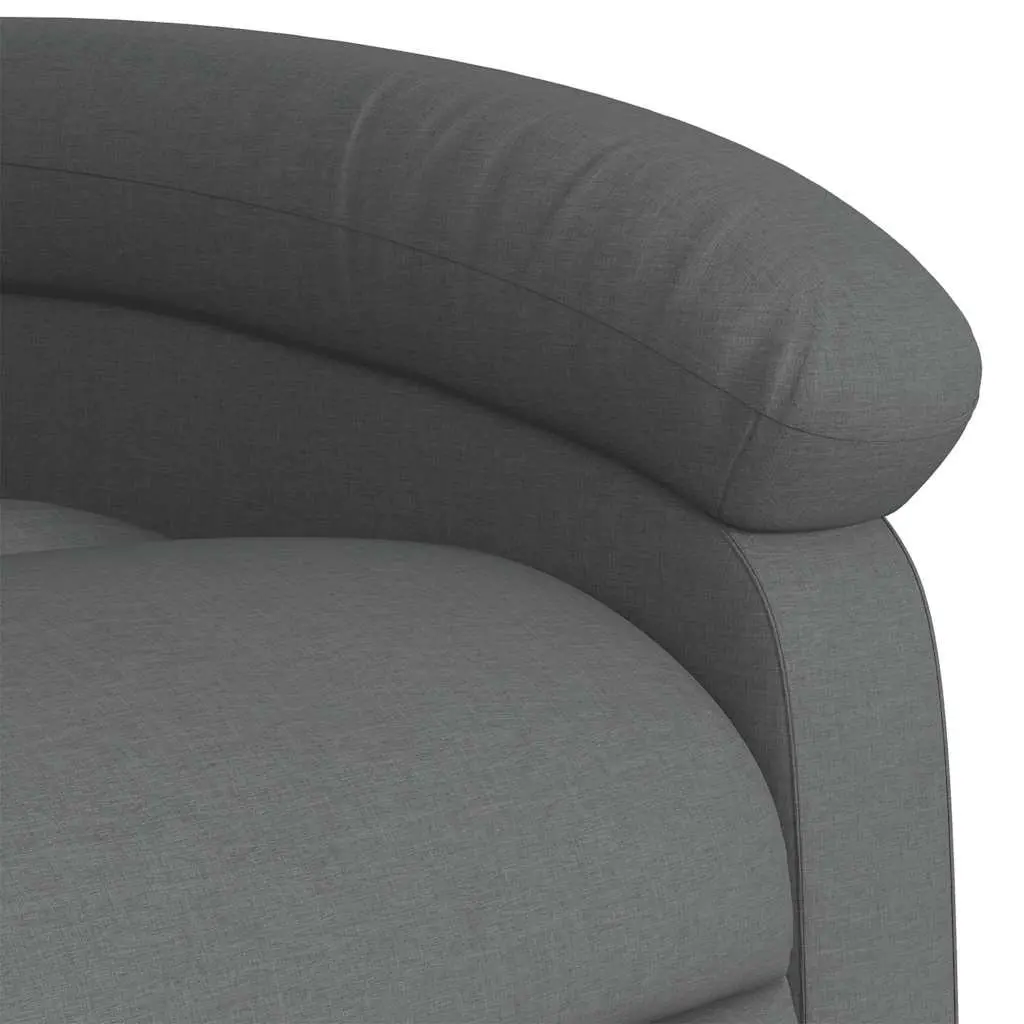 Grey Fabric Electric Lift Recliner Chair