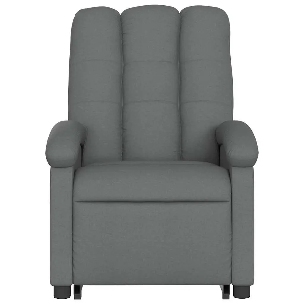 Grey Fabric Electric Lift Recliner Chair