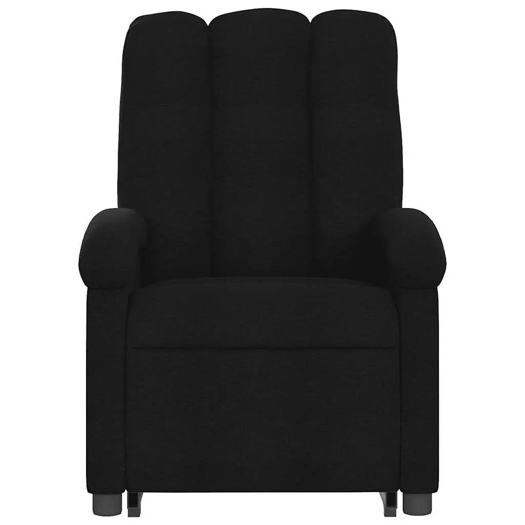 Electric Massage Chair Fabric Recliner Armchair Black