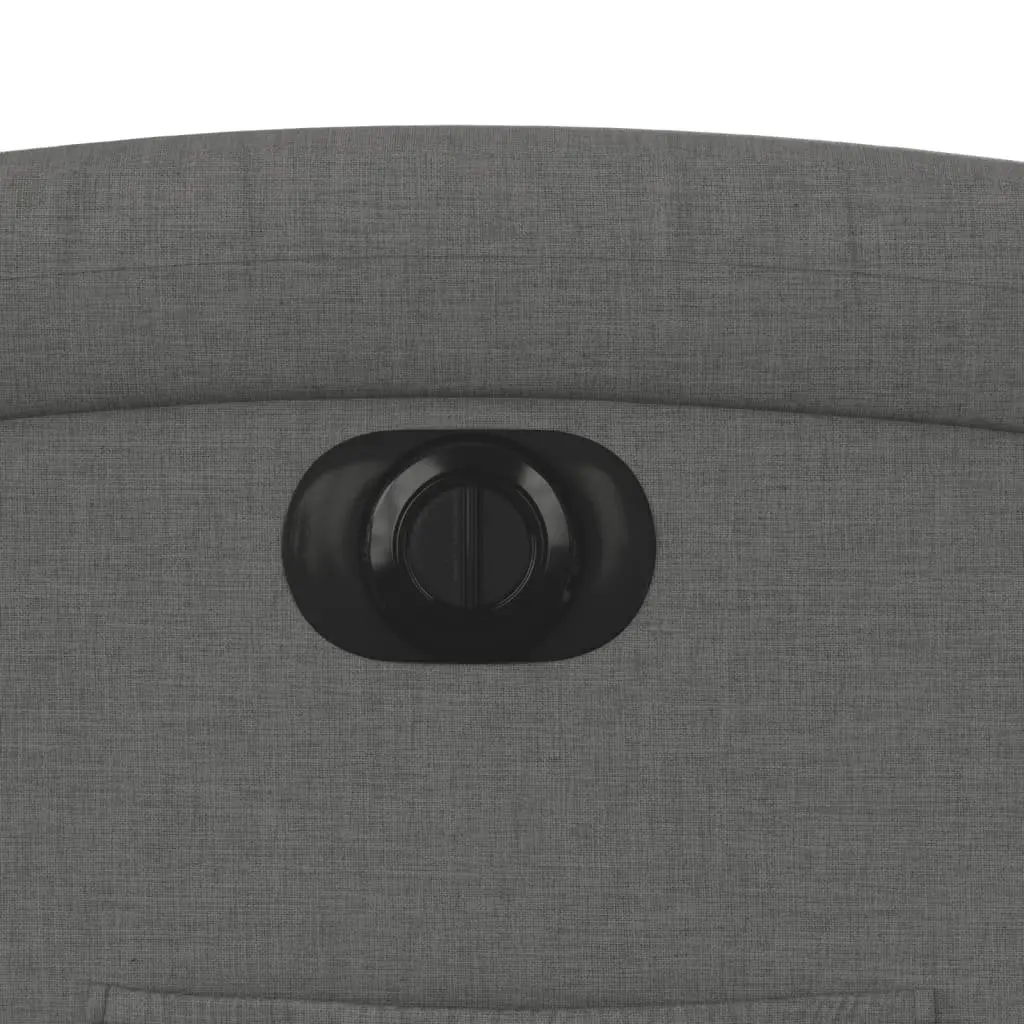 Electric Recliner Chair Fabric Grey