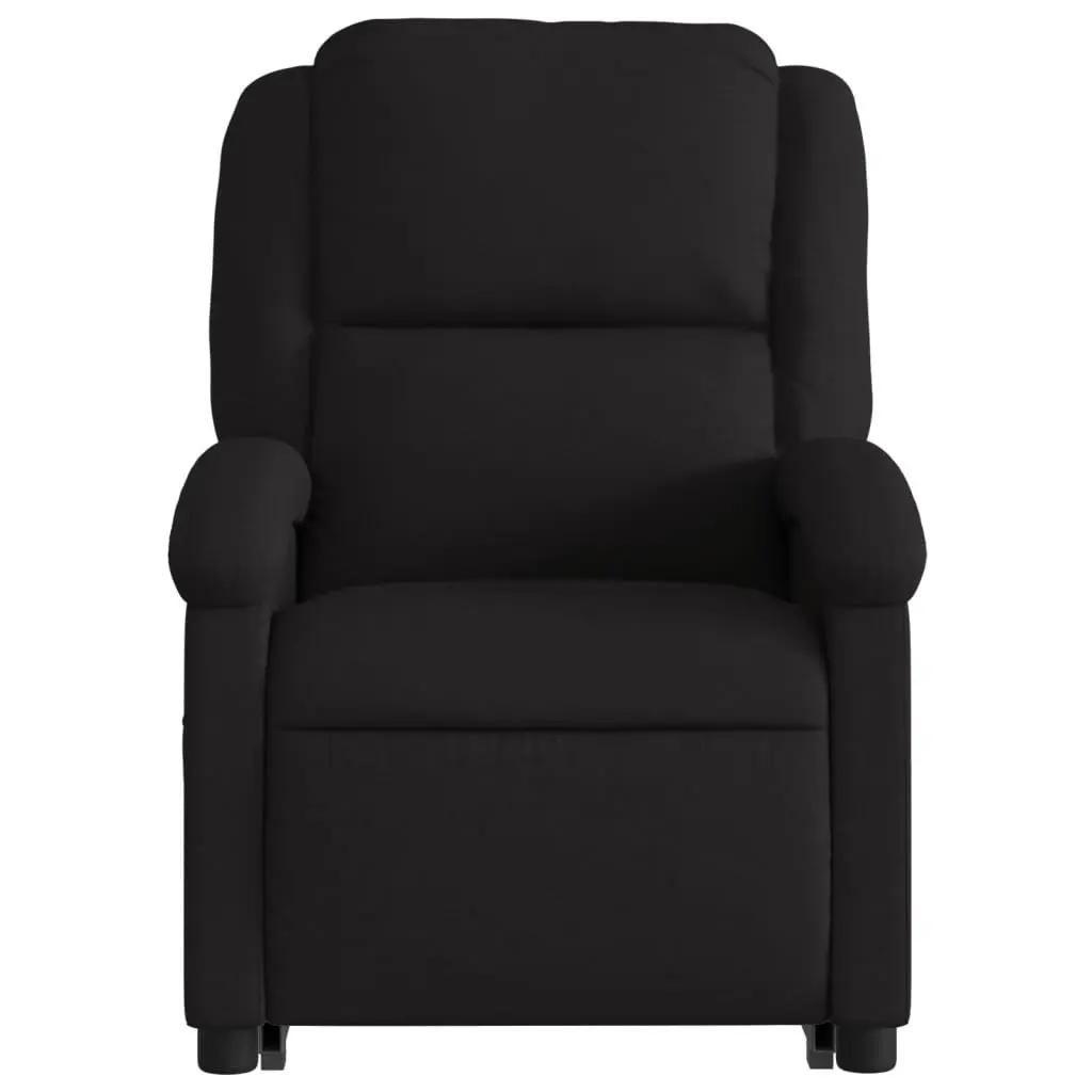 Electric Recliner Chair Fabric Black Lift Armchair for Elderly