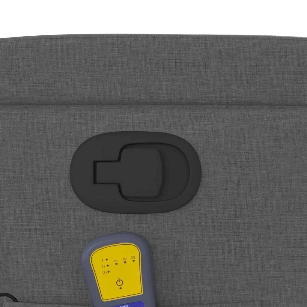 Electric Massage Recliner Chair Fabric Grey