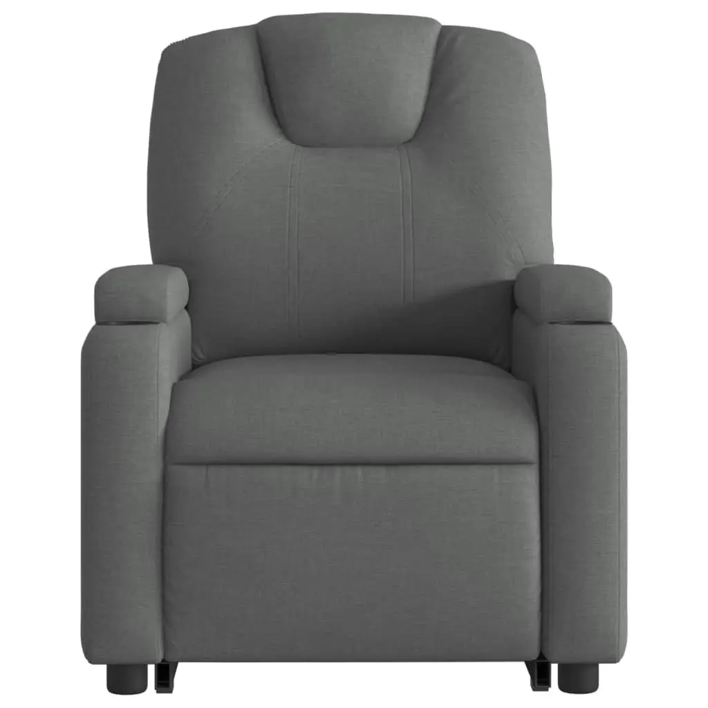 Grey Fabric Electric Recliner Chair with Power Lift